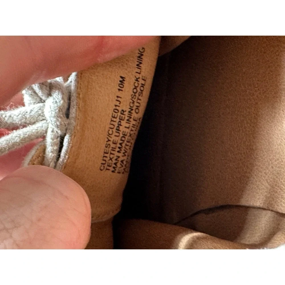 Madden Girl‎ Cutesy Platform Wingtip Oxfords Light Gray Suede Women 10